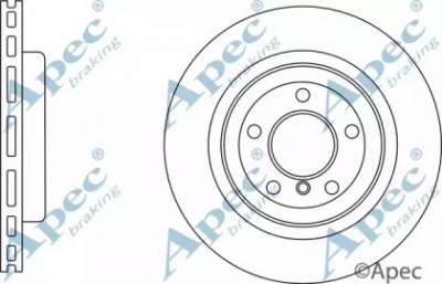 APEC BRAKING dsk3135 -  Тормозной диск